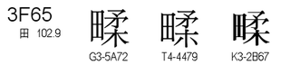 U+3F65